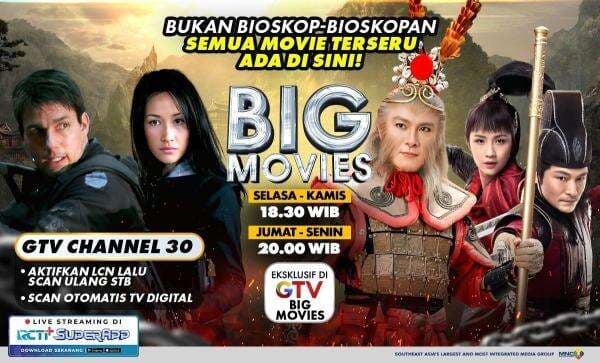 Jagonya Film! Waktunya Maraton Film Action di GTV Big Movies
