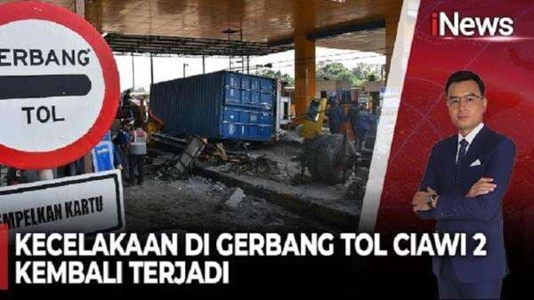 Kecelakaan Truk di Gerbang Tol Ciawi 2, Atap dan 3 Gardu Rusak Parah