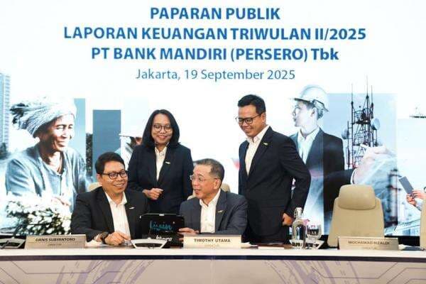 Bank Mandiri Cetak Laba Bersih Rp24,5 Triliun di Semester I 2025, Ini Penopangnya Bank Mandiri Cetak Laba Bersih Rp24,5 Triliun di Semester I 2025, Ini Penopangnya