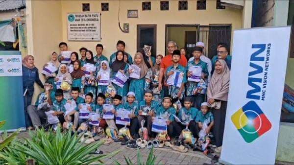 MNC Vision Network dan MNC Peduli Salurkan Bantuan di Panti Asuhan Anak Ceria Indonesia
