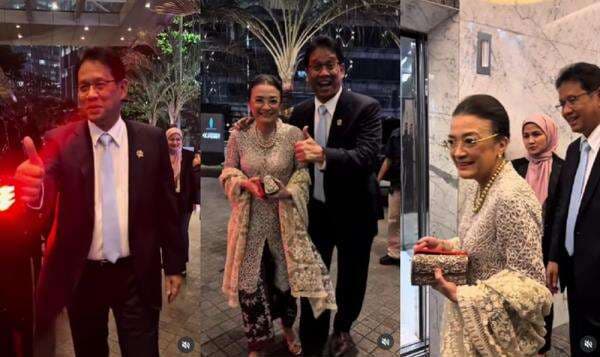 Momen Menkeu Purbaya Ratukan Istri saat Turun dari Mobil Curi Perhatian