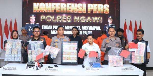 Oknum Kades Belanjakan Upal di Minimarket, Polres Ngawi Ungkap Peredaran Lintas Provinsi