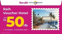 Raih Voucher Hotel s.d Rp50.000: Liburan Hemat Jadi Lebih Nyaman!