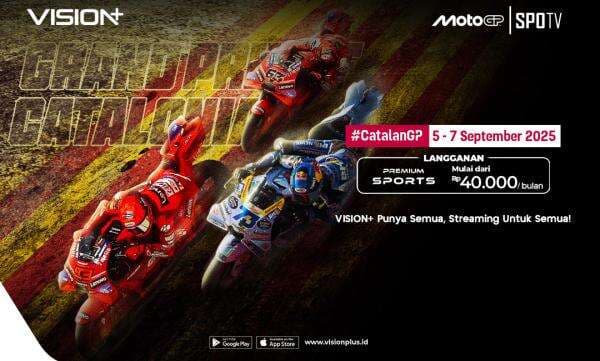Jadwal Lengkap MotoGP Catalunya 2025, Saksikan di Vision+ Jadwal Lengkap MotoGP Catalunya 2025, Saksikan di Vision+