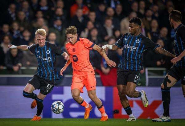 Hasil Liga Champions 2025-2026 Semalam: Barcelona Nyaris Kalah dari Club Brugge, Manchester City Hajar Dortmund 4-1!