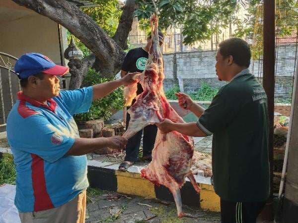 LAZISNU Surabaya Salurkan Daging Kurban untuk Warga, Dapat Hewan dari PBNU hingga Jepang
