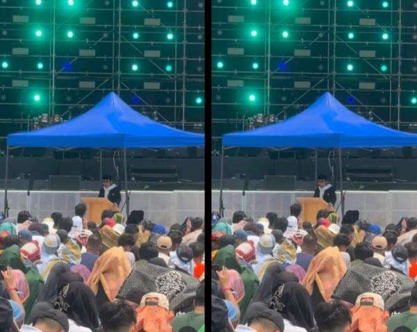 Momen Langka, Rhoma Irama Pimpin Salat Jumat di Tengah Konser Musik Pestapora 2025