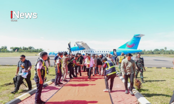 Gubernur Andi Sudirman Resmikan Penerbangan Perdana Fly Jaya di Sulsel