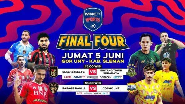 Live Sore Hari di MNCTV! Ini Jadwal Siaran Langsung Final Four Pro Futsal League Indonesia 2025-2026