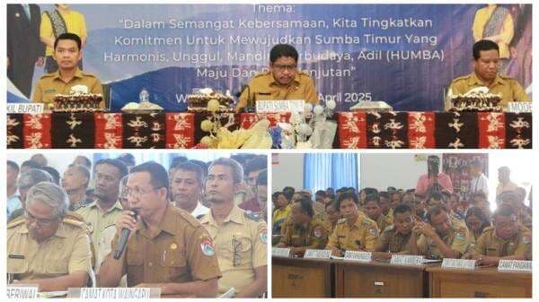 Rapat Pamong Praja 2025: Pemkab Sumba Timur Fokus Tingkatkan Layanan Dasar dan Inovasi Desa