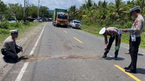 Kecelakaan Motor dan Truk, Karyawan di Banggai Tewas saat Pulang Kerja