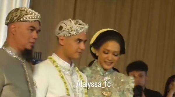 Momen Ahmad Dhani dan Maia Estianty Berdampingan di Akad Nikah Al Ghazali-Alyssa, Netizen Terharu
