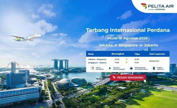 Pelita Air akan Buka Rute Internasional Perdana, Perluas Layanan ke Pasar Global