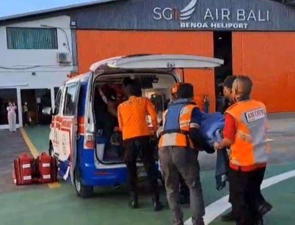 Pendaki Swiss yang Jatuh di Gunung Rinjani Dilarikan ke RS BIMC Bali usai Dievakuasi Pakai Helikopter