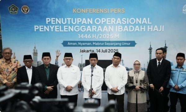 Menag Tutup Operasional Penyelenggaraan Haji 2025