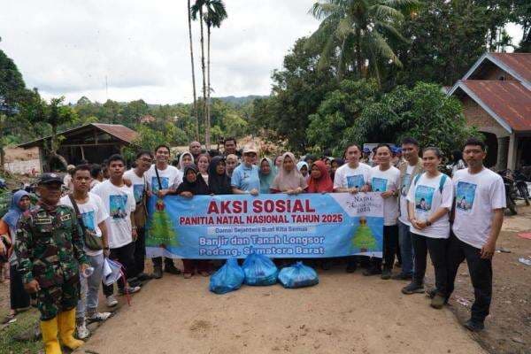 Panitia Natal Nasional Terus Salurkan Bantuan untuk Warga Terdampak Banjir di Sumatera Barat