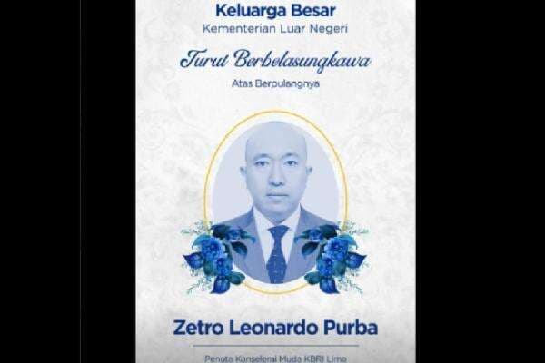 Tragis, Diplomat RI di Peru Tewas Ditembak Tiga Kali di Jalanan Lima