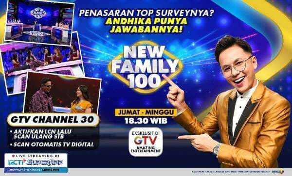 GTV Sekarang Hadir di Chanel 30, Lebih Jernih dan Stabil Nonton New Fanily 100