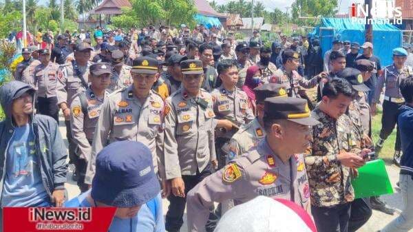 Kapolres Polman Turun Langsung Amankan Pemeriksaan Sengketa Tanah di Parappe