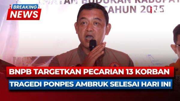 Hari Ini Pencarian Korban Ponpes Al Khoziny Ditargetkan Selesai Hari Ini Pencarian Korban Ponpes Al Khoziny Ditargetkan Selesai