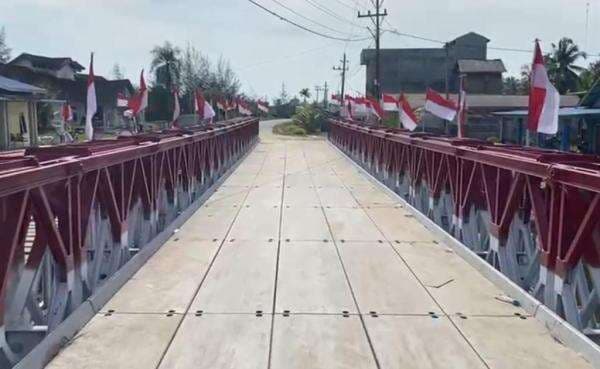 18 Jembatan Bailey di Aceh Rampung, Sudah Bisa Dilalui Kendaraan 