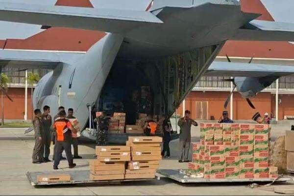 Instruksi Prabowo! 4 Pesawat TNI Terbang ke Aceh, Sumbar dan Sumut Bantu Bantuan Bencana