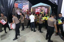 Polda Sumut Kirim 5 Truk Bantuan Kemanusiaan untuk Korban Bencana di Tapteng-Sibolga