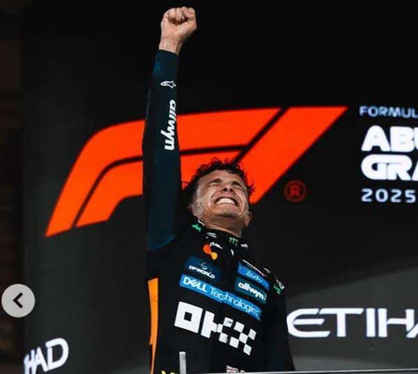 5 Fakta Lando Norris Juara F1 2025, Nomor 1 Hentikan Dominasi Max Verstappen!