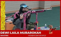 Emas ke-22 Indonesia di SEA Games 2025 dari Dewi Laila di Nomor 10m Air Rifle