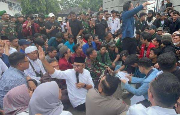 Massa Mahasiswa Apresiasi Kapolda Lampung Minta Maaf soal Insiden di Jakarta