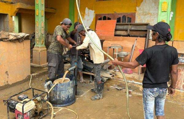 Pascabencana, Polri Operasikan 24 Sumur Bor untuk Warga Aceh Tamiang