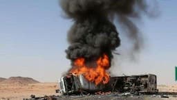 Bus Jemaah Umrah India Kecelakaan di Saudi, 18 dari 45 Korban Tewas Satu Keluarga