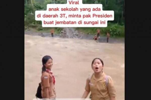 Viral! Pelajar di Nias Selatan Minta Presiden Prabowo Bangun Jembatan untuk Akses ke Sekolah