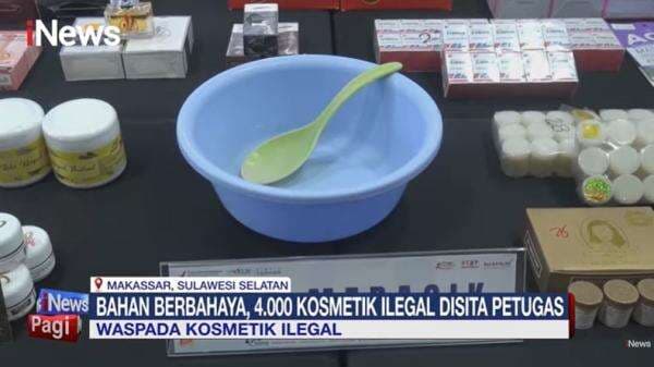 Ribuan Kosmetik Ilegal Mengandung Merkuri Disita di Sidrap, Milik Influencer Kecantikan