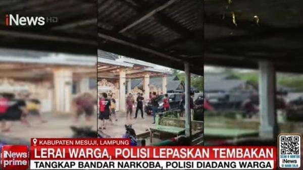 Menegangkan! Penangkapan Bandar Narkoba di Mesuji Diwarnai Pelawanan, Polisi Lepaskan Tembakan