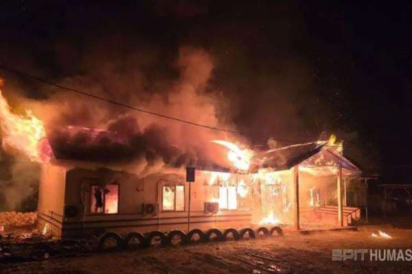 Pembakaran Kantor Tambang di Morowali Sulteng, 3 Pelaku Ditangkap