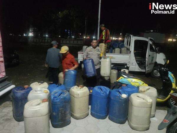 Penegakan Hukum Terhadap Penjualan BBM Ilegal di Wonomulyo, Puluhan Jergen Disita