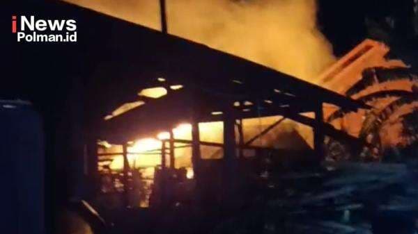 Breaking News: Kebakaran Usaha Tahu di Tengah Permukiman Padat, Warga Panik