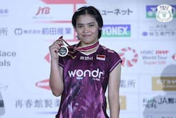 Penyebab Gregoria Mariska Tunjung Tetap Bahagia meski Gagal Juarai Kumamoto Masters 2025