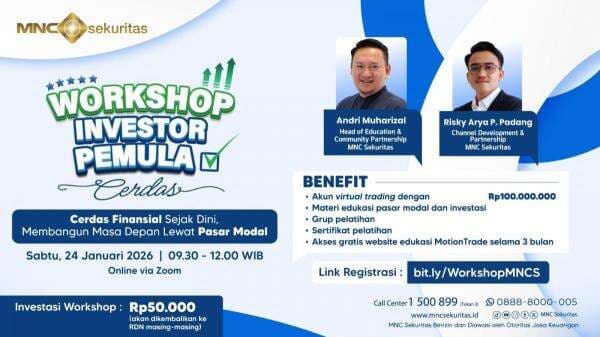 Ayo Bangun Masa Depan Finansial sejak Dini Lewat Workshop Investor Pemula MNC Sekuritas Sabtu Ini