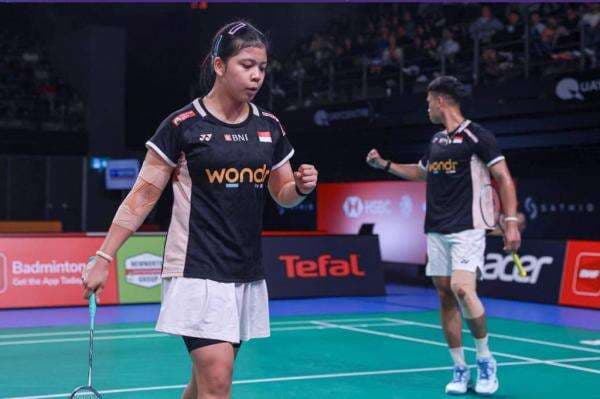 Jafar/Felisha Hancurkan Duo Malaysia, Finis Ketiga di BWF World Tour Finals 2025