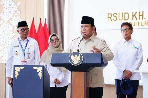 Prabowo Resmikan RSUD KH Muhammad Thohir Krui yang Dibangun PTPP Prabowo Resmikan RSUD KH Muhammad Thohir Krui yang Dibangun PTPP
