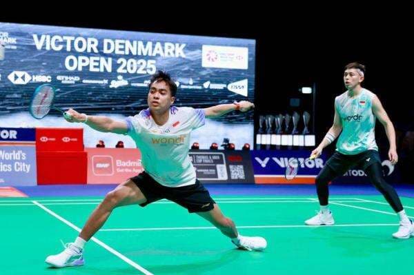 Rian/Rahmat Usir Jagoan Malaysia, Melaju ke 16 Besar Denmark Open 2025