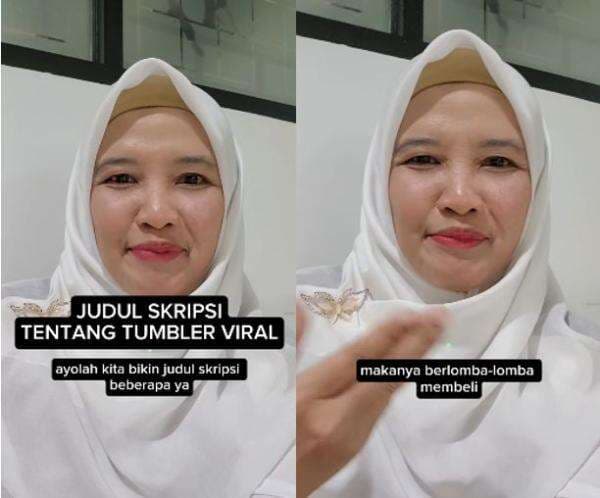 Viral 3 Ide Judul Skripsi dari Kasus Tumbler Hilang di KRL, Netizen: Gercep Banget!