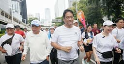 Di Ajang Run For Good Journalism, Purbaya Dorong Media Nasional Beri Kritik Konstruktif