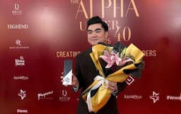 Raih Penghargaan The Alpha Under 40 2025, Samuel Christ Ajak Anak Muda Tak Takut Bermimpi