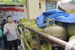 2 Pengoplos Elpiji 3 Kg ke Ukuran 12 Kg di Bogor Ditangkap, Ratusan Tabung Gas Disita