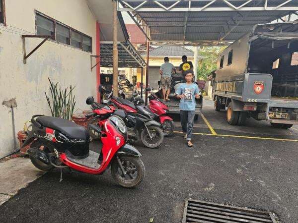 ASN Padangpanjang Dibekuk Polisi, Diduga Gelapkan 7 Unit Motor Rental