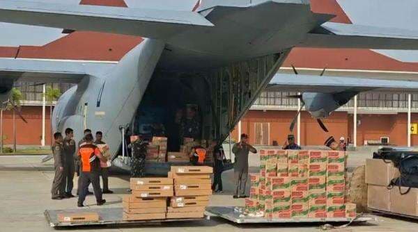 Prabowo Kerahkan 4 Pesawat Logistik ke Lokasi Bencana di Aceh hingga Sumut
