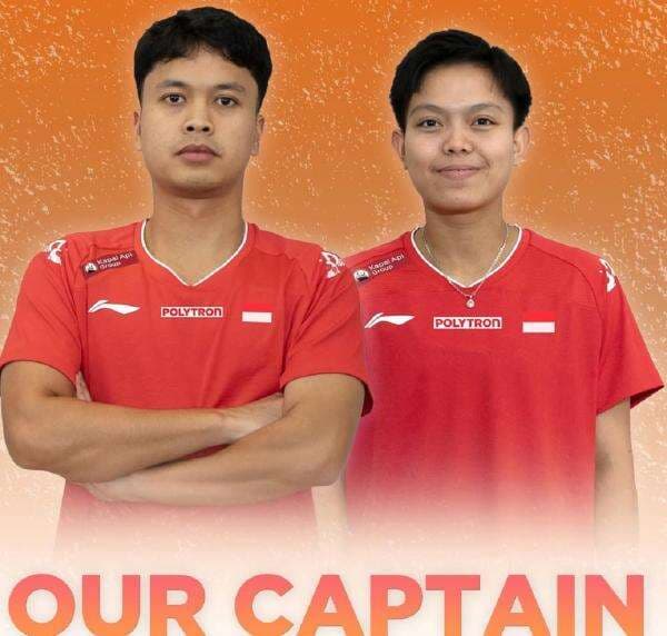 Resmi! Anthony Ginting dan Siti Fadia Jadi Kapten Indonesia di Badminton Asia Team Championships 2026